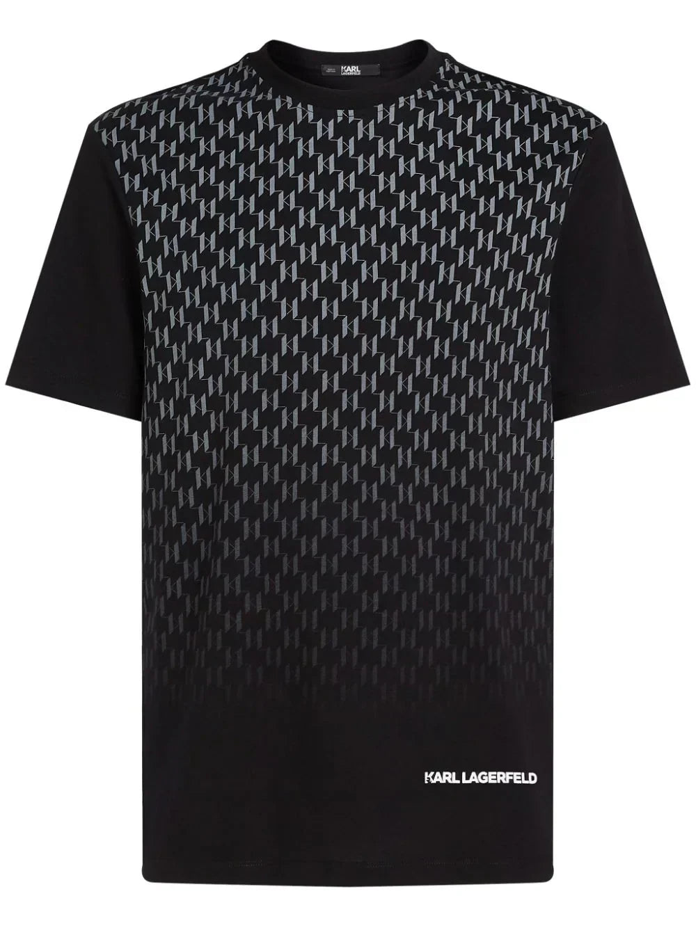 KARL LAGERFELD MONOGRAM PRINT T-SHIRT