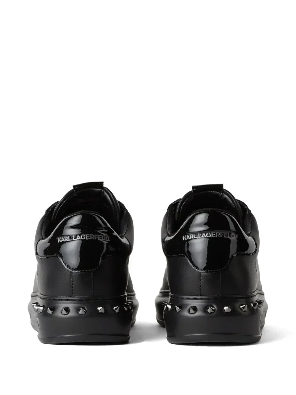 KARL LAGERFELD KAPRI STUDEBAKKER LEATHER SNEAKERS