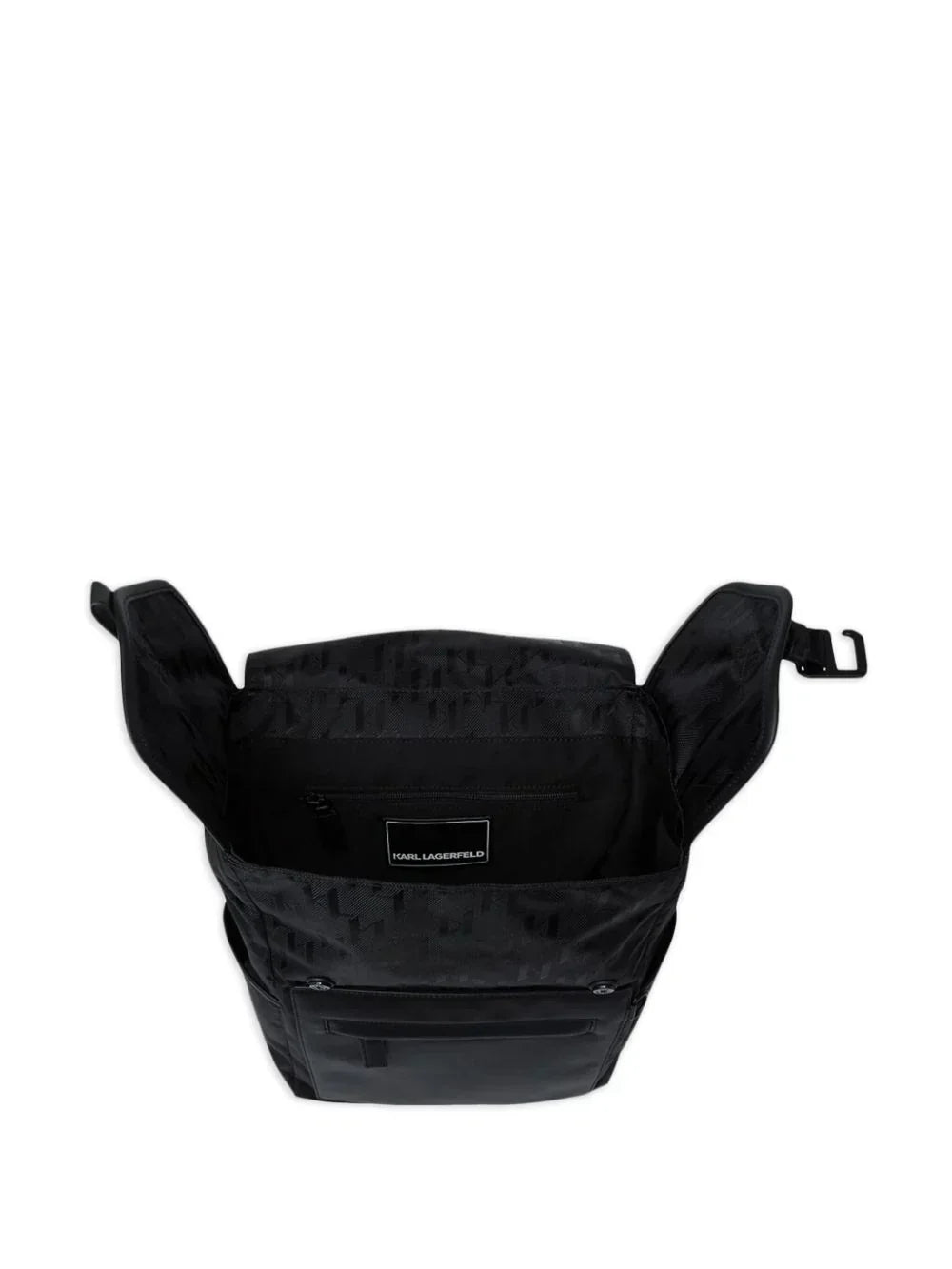 KARL LAGERFELD K/ETCH BUCKLED BACKPACK