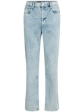 KARL LAGERFELD LOGO-TAPE STRAIGHT-LEG JEANS