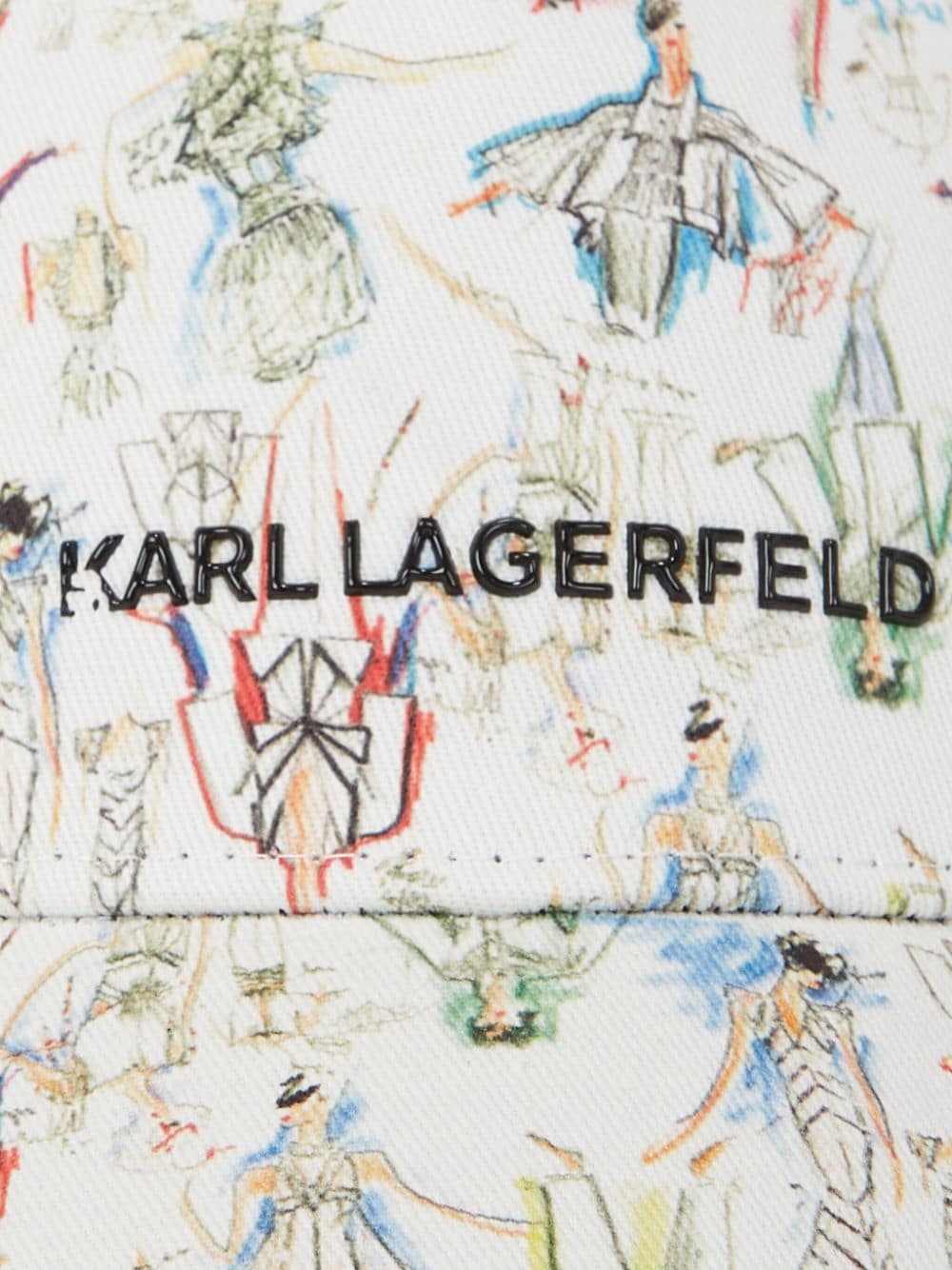 KARL LAGERFELD KARL SERIES GRAPHIC-PRINT CAP