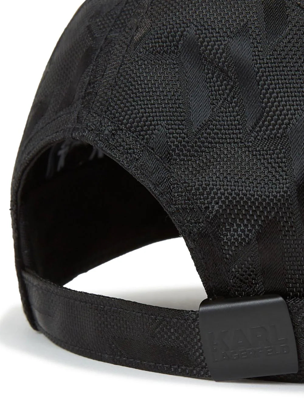 KARL LAGERFELD K/ETCH MONOGRAM JACQUARD BASEBALL CAP