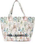 KARL LAGERFELD K/SKETCHES TOTE BAG