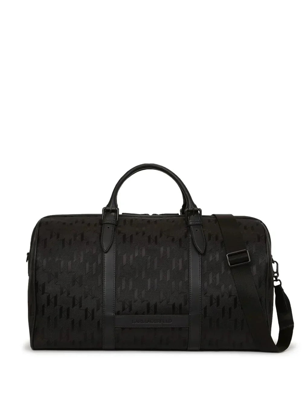 KARL LAGERFELD K/ETCH JACQUARD WEEKENDER BAG