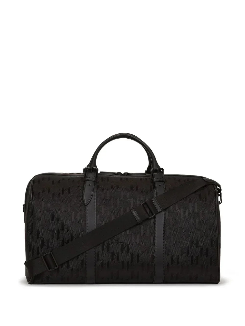 KARL LAGERFELD K/ETCH JACQUARD WEEKENDER BAG