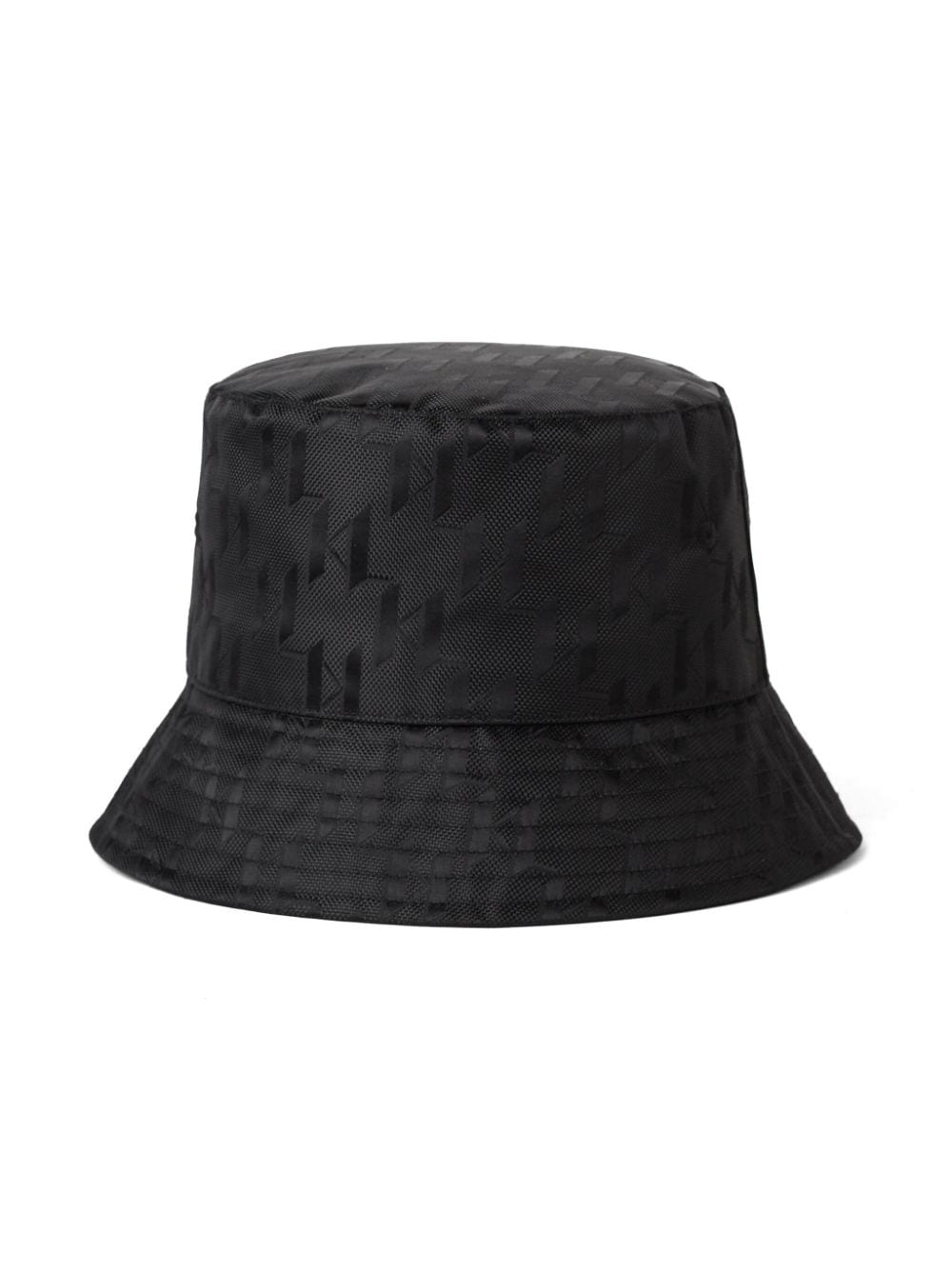 KARL LAGERFELD K/ETCH MONOGRAM JACQUARD BUCKET HAT