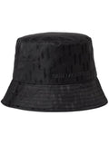 KARL LAGERFELD K/ETCH MONOGRAM JACQUARD BUCKET HAT