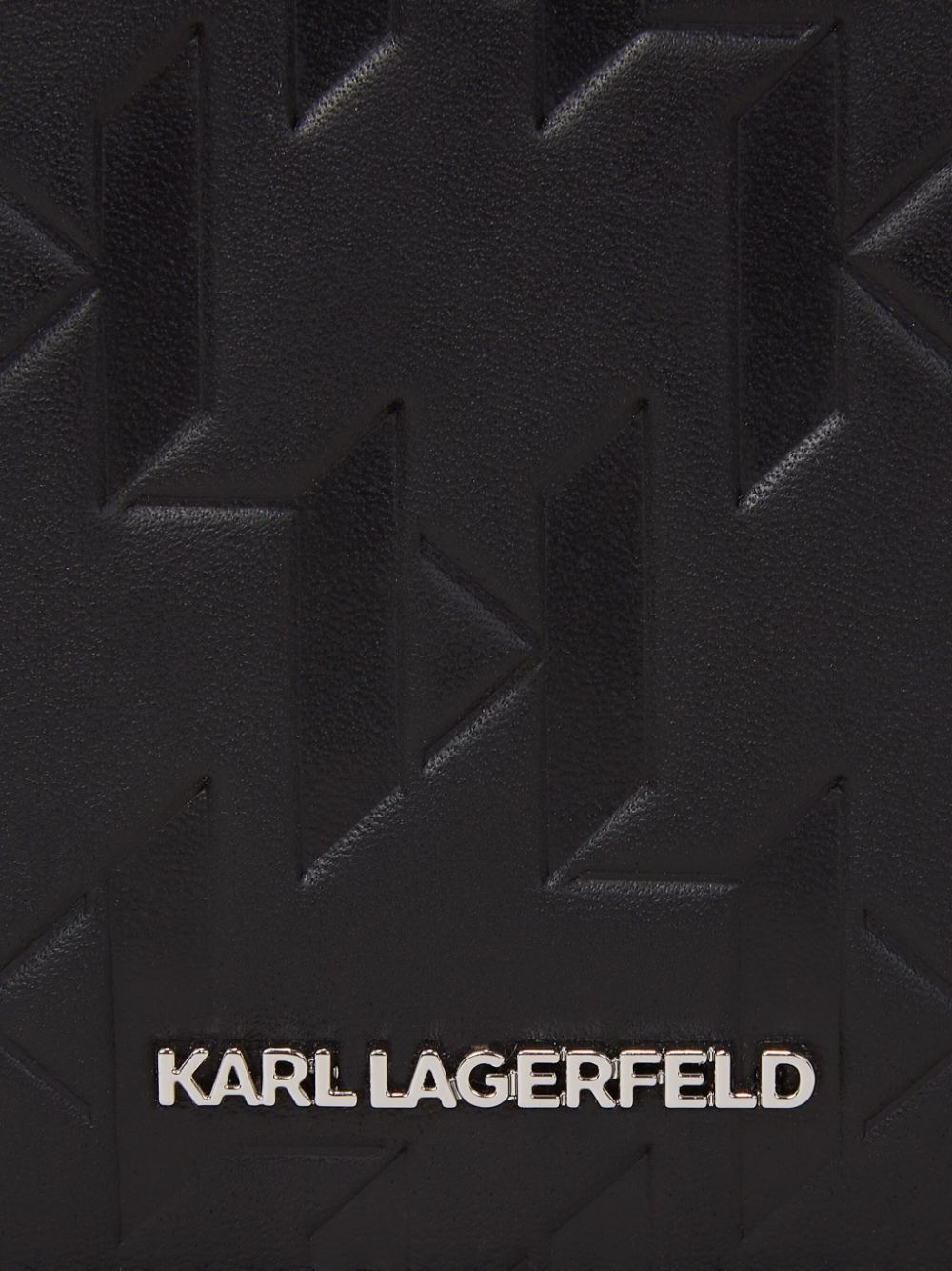 KARL LAGERFELD K/LOOM LEATHER CARD HOLDER