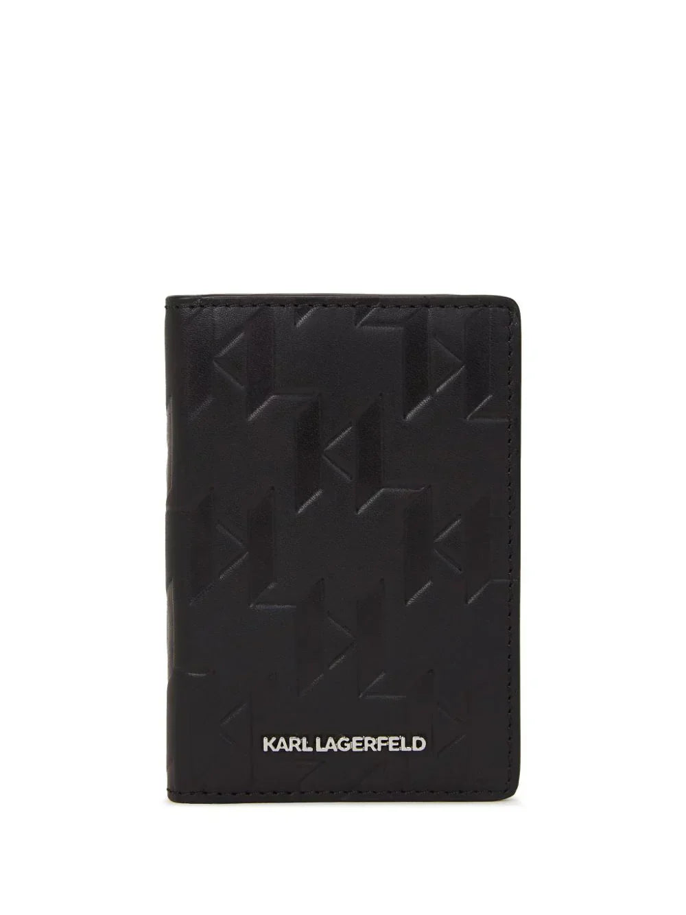 KARL LAGERFELD K/LOOM LEATHER CARD HOLDER