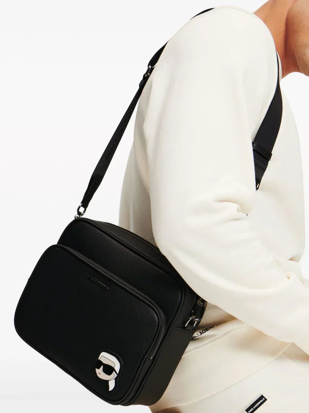 KARL LAGERFELD IKONIK MESSENGER BAG