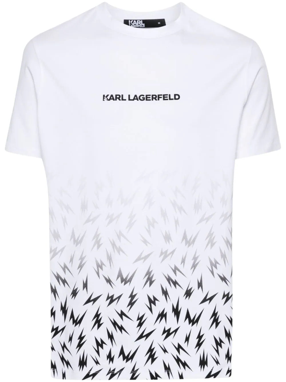 KARL LAGERFELD RUBBERISED-LOGO T-SHIRT