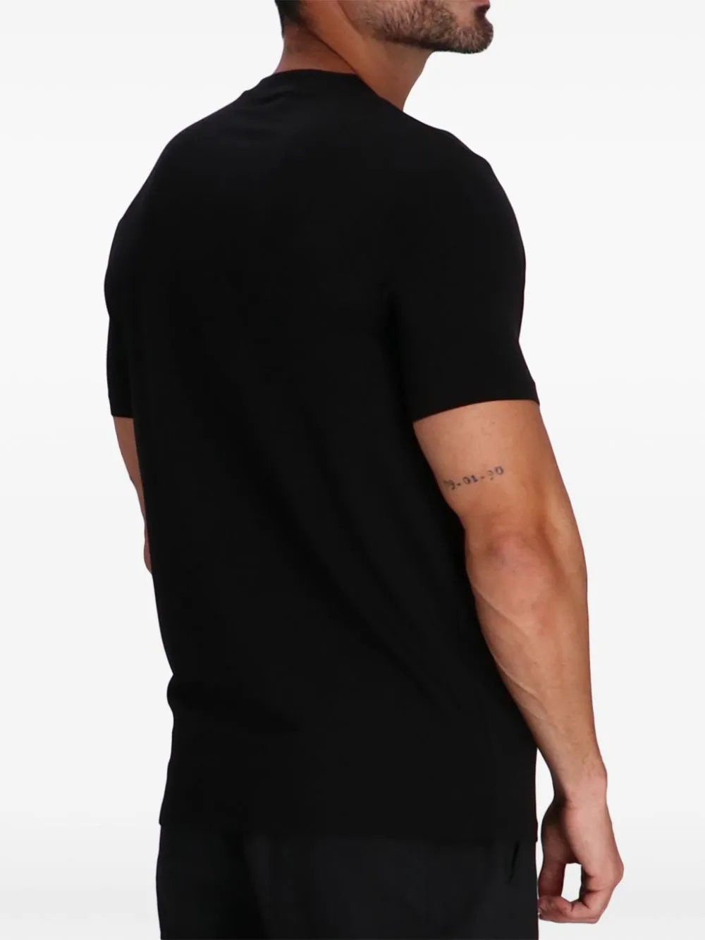 KARL LAGERFELD LOGO-APPLIQUE COTTON T-SHIRT