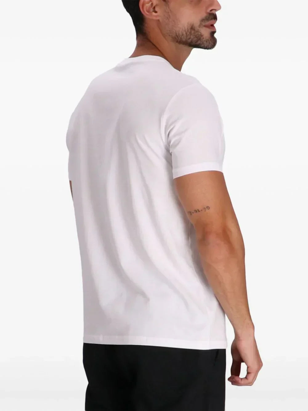 KARL LAGERFELD LOGO-APPLIQUE COTTON T-SHIRT