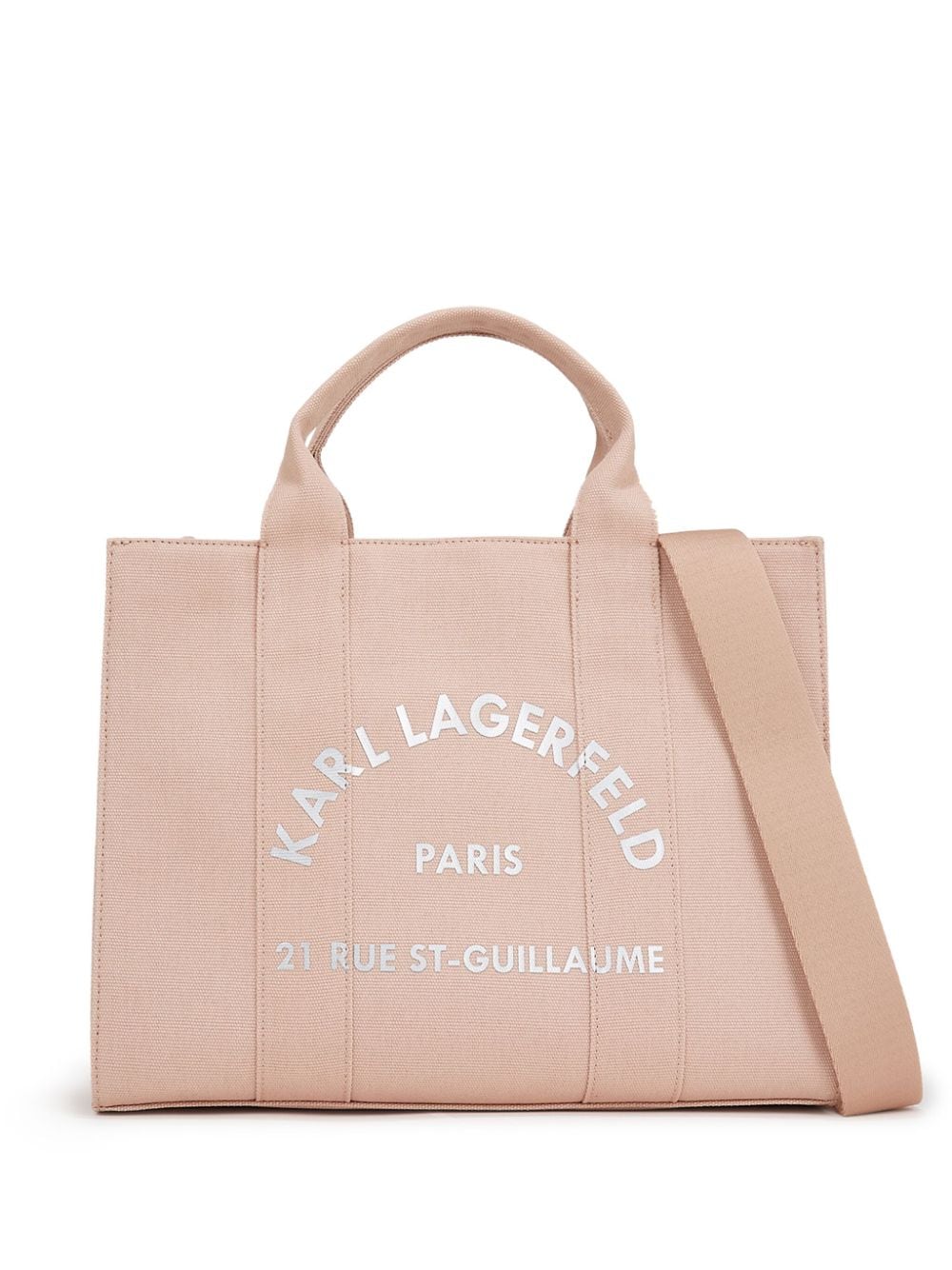 KARL LAGERFELD MEDIUM RUE ST-GUILLAUME SQUARE TOTE BAG