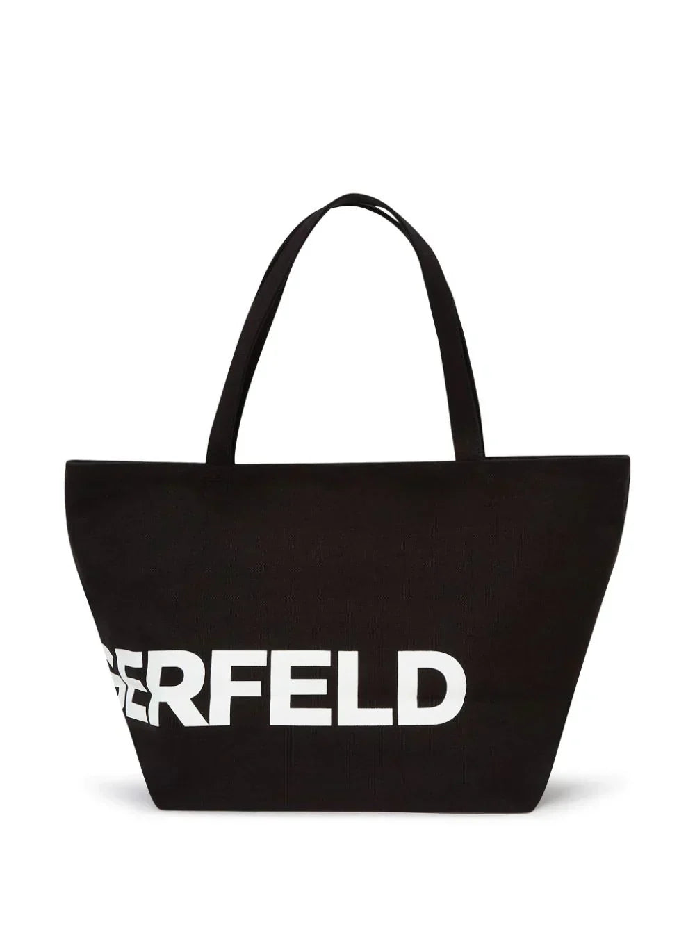 KARL LAGERFELD ESSENTIAL OVERSIZED-LOGO TOTE BAG