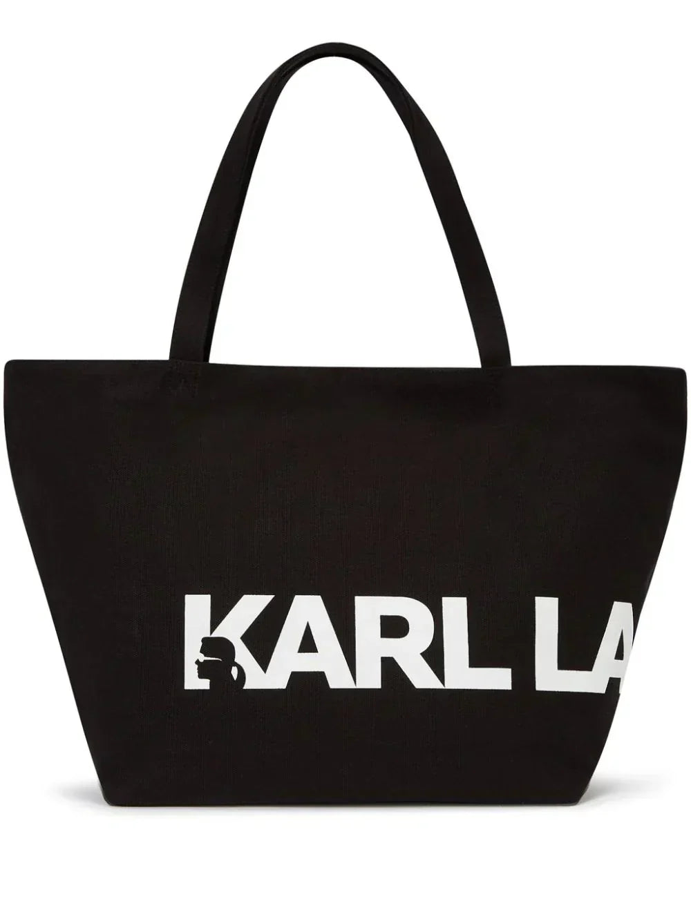 KARL LAGERFELD ESSENTIAL OVERSIZED-LOGO TOTE BAG