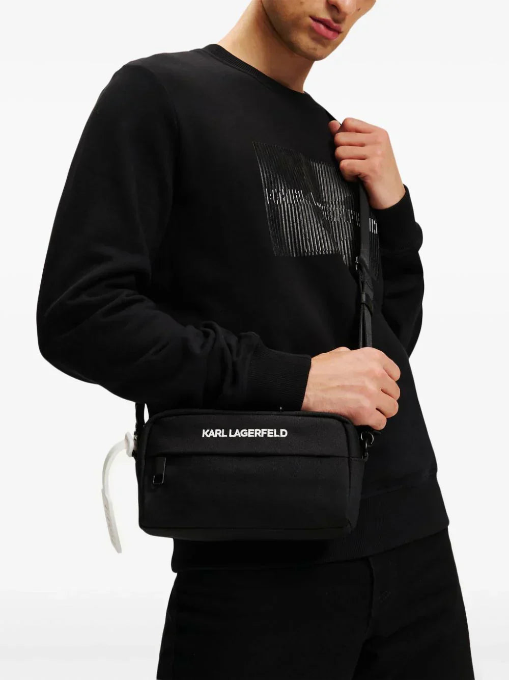 KARL LAGERFELD K/PASS EAST-WEST CROSS BODY BAG