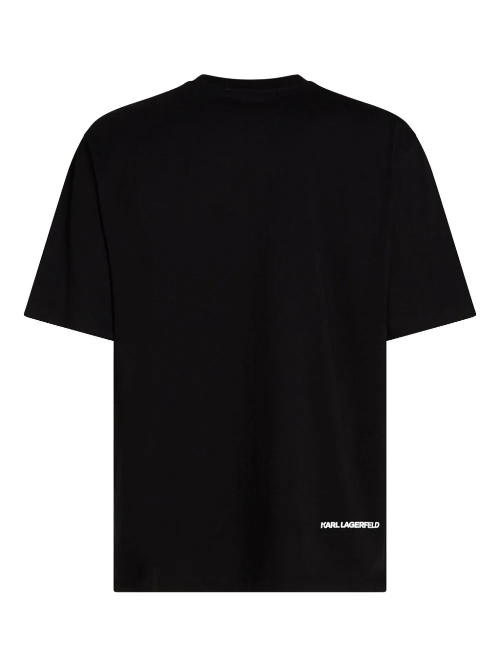 KARL LAGERFELD BOUCLE-PATCH T-SHIRT