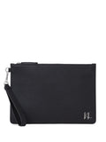 KARL LAGERFELD K/PLAK LEATHER CLUTCH BAG