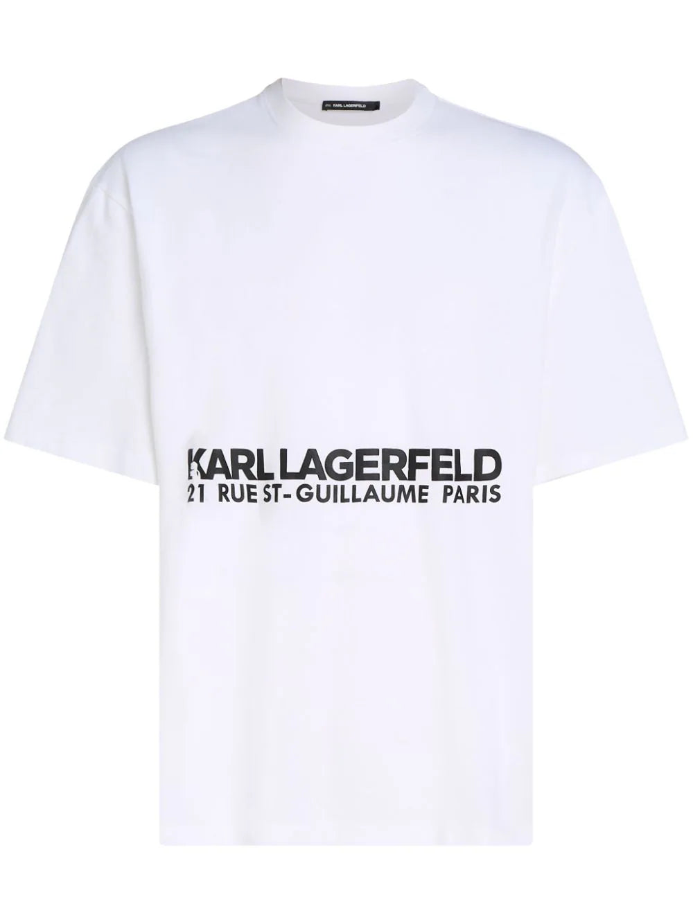 KARL LAGERFELD RUE ST-GUILLAUME WASHED EFFECT T-SHIRT