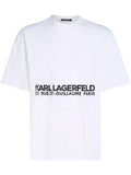KARL LAGERFELD RUE ST-GUILLAUME WASHED EFFECT T-SHIRT