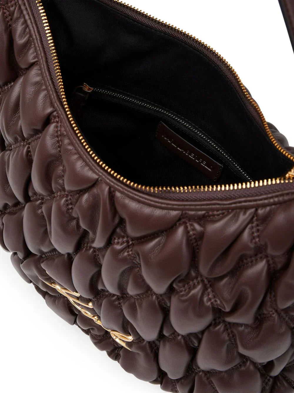 KARL LAGERFELD SIGNATURE KUILT SHOULDER BAG