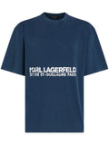 KARL LAGERFELD RUE ST-GUILLAUME WASHED EFFECT T-SHIRT