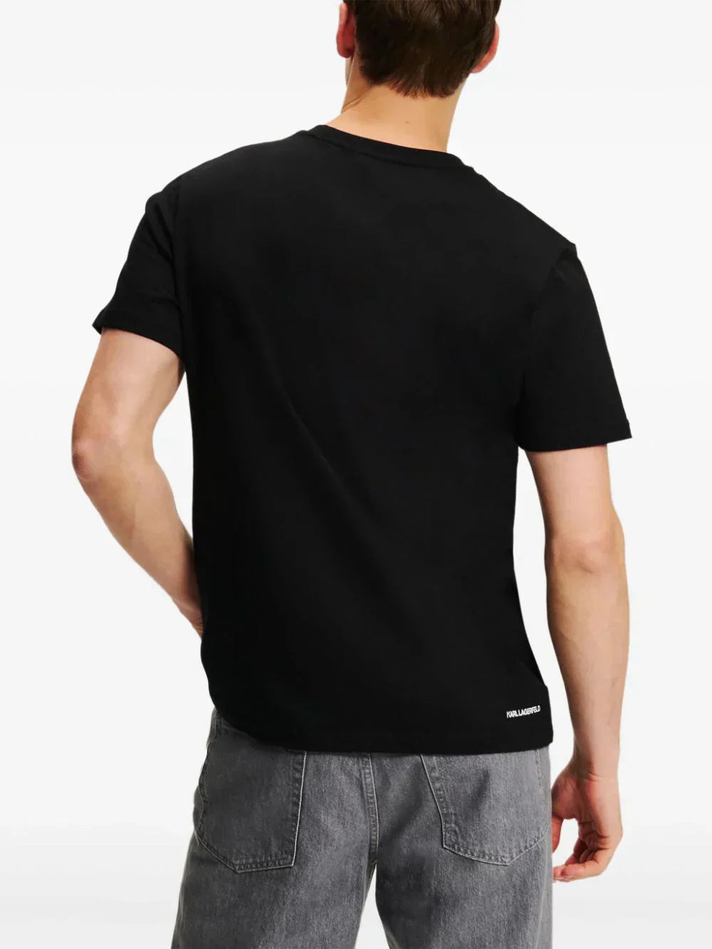 KARL LAGERFELD IKONIK OUTLINE ORGANIC COTTON T-SHIRT