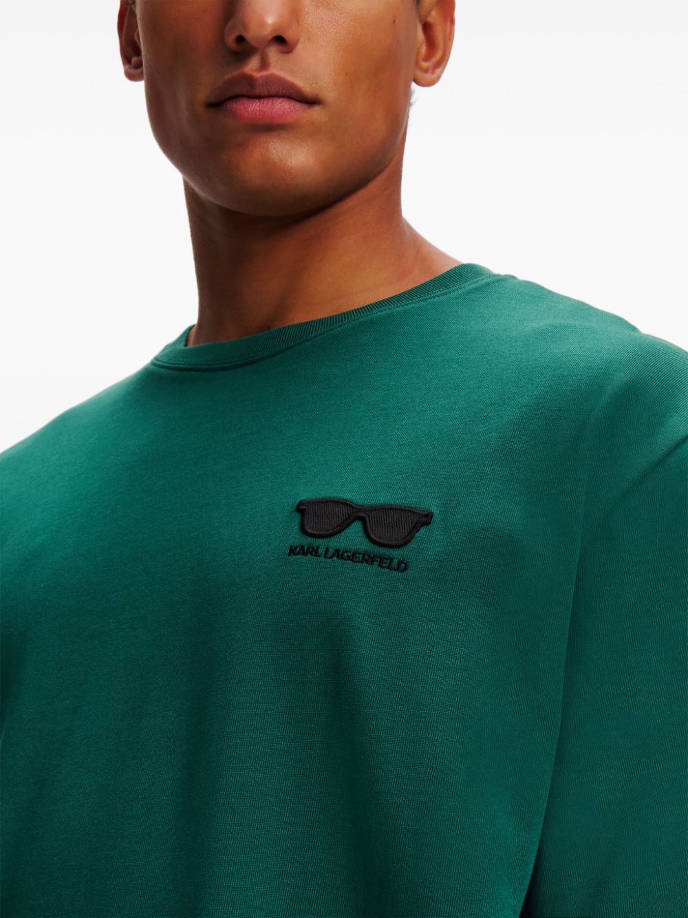 KARL LAGERFELD SUNGLASSES-EMBOIDERED T-SHIRT