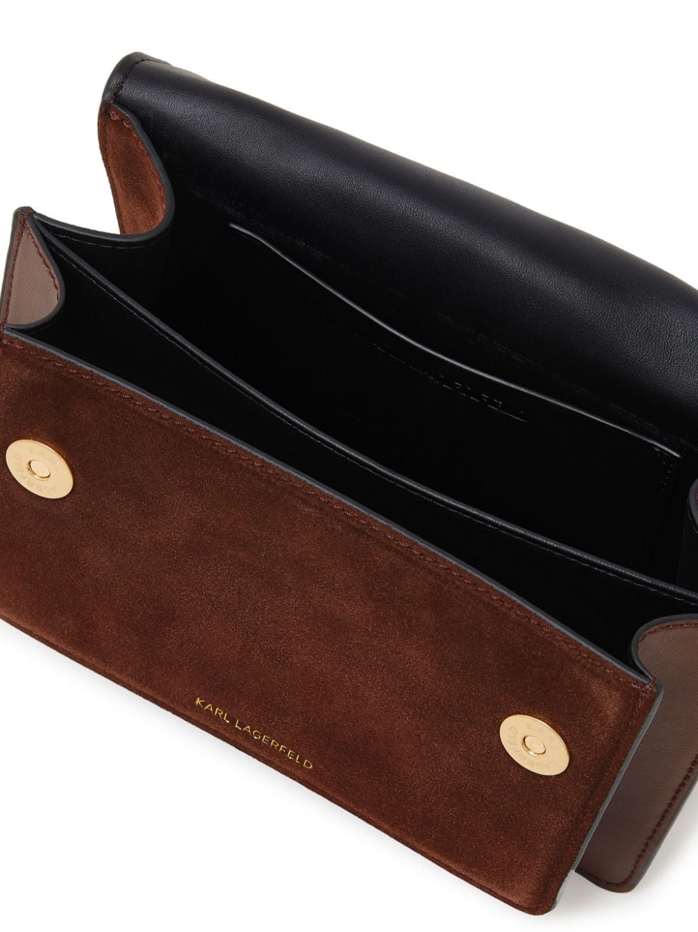 KARL LAGERFELD K/SEVEN GRAINY SUEDE CROSS BODY BAG