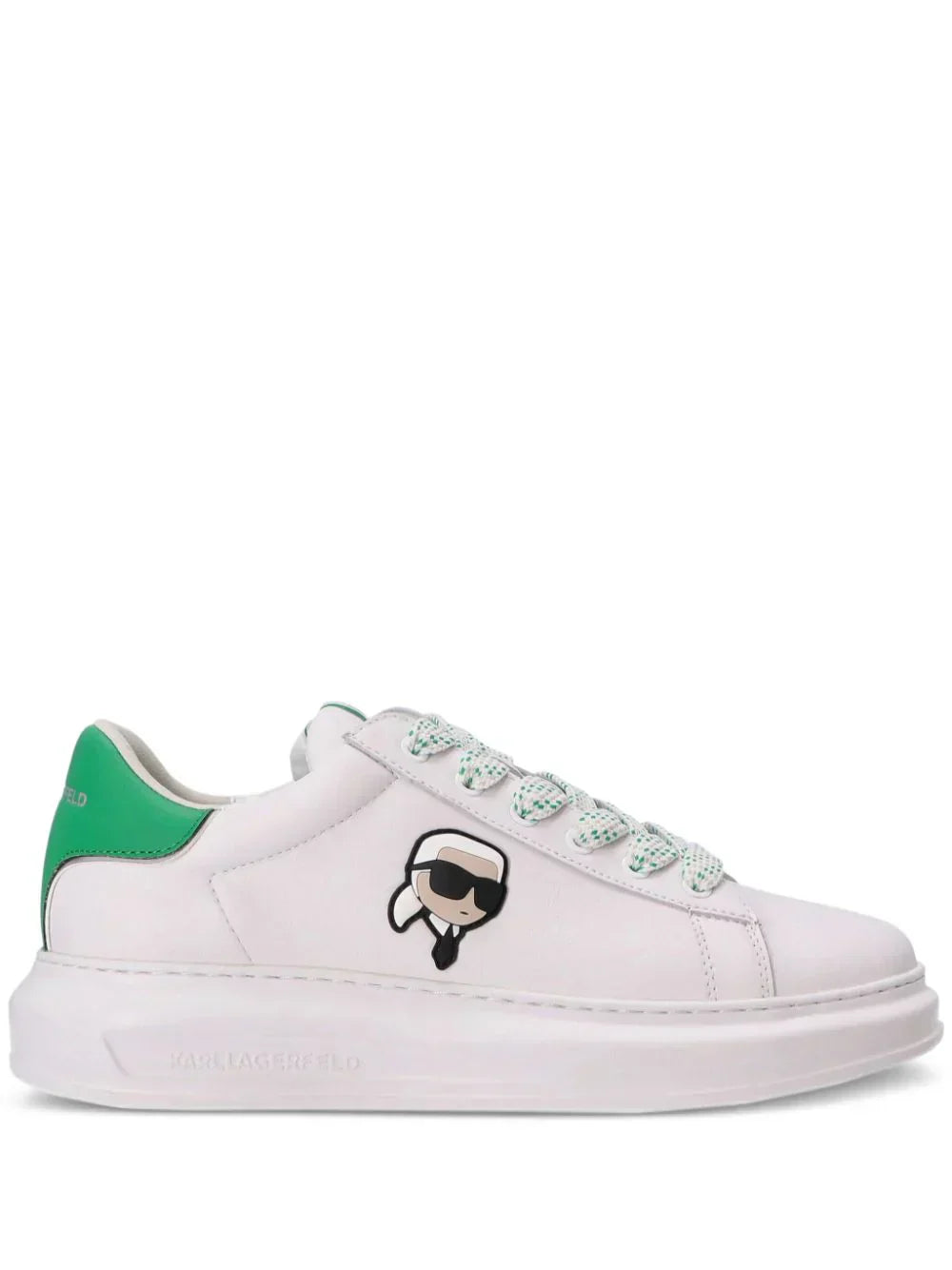 KARL LAGERFELD KOLOUR KOUNTER LEATHER SNEAKERS