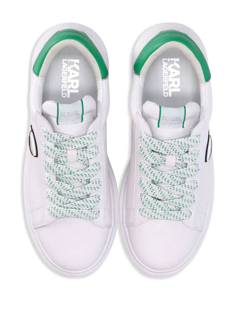 KARL LAGERFELD KOLOUR KOUNTER LEATHER SNEAKERS