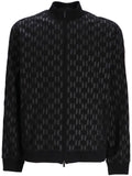 KARL LAGERFELD JACQUARD BOMBER JACKET
