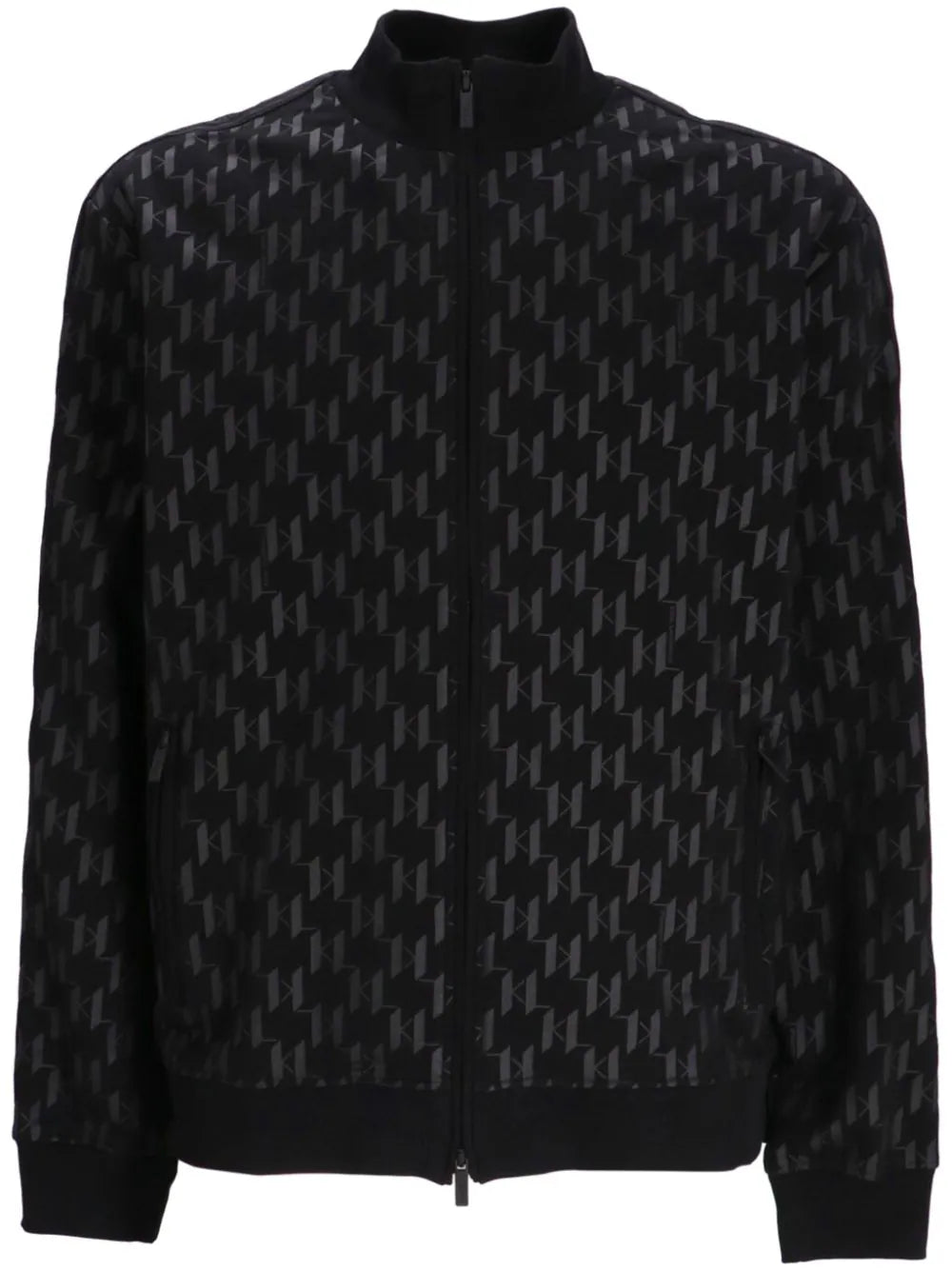 KARL LAGERFELD JACQUARD BOMBER JACKET