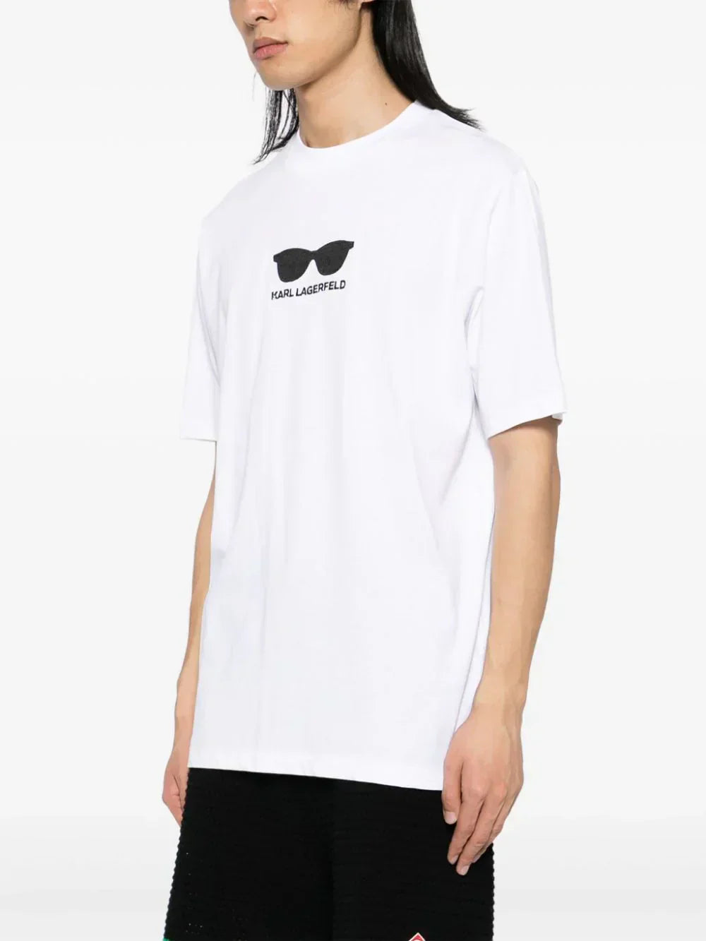 KARL LAGERFELD SUNGLASSES-EMBROIDERED T-SHIRT