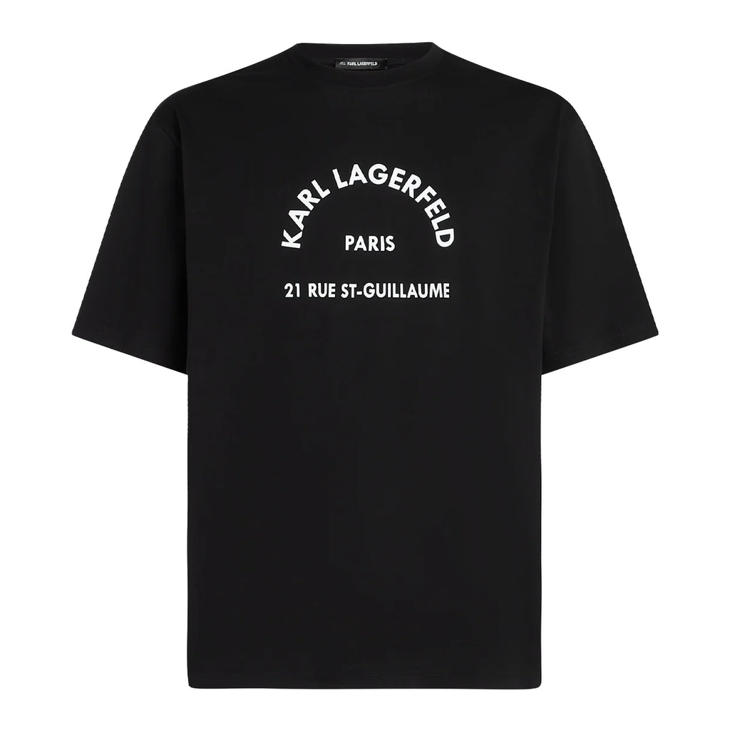 Karl Lagerfeld Rue St-Guillaume T-Shirt -Black